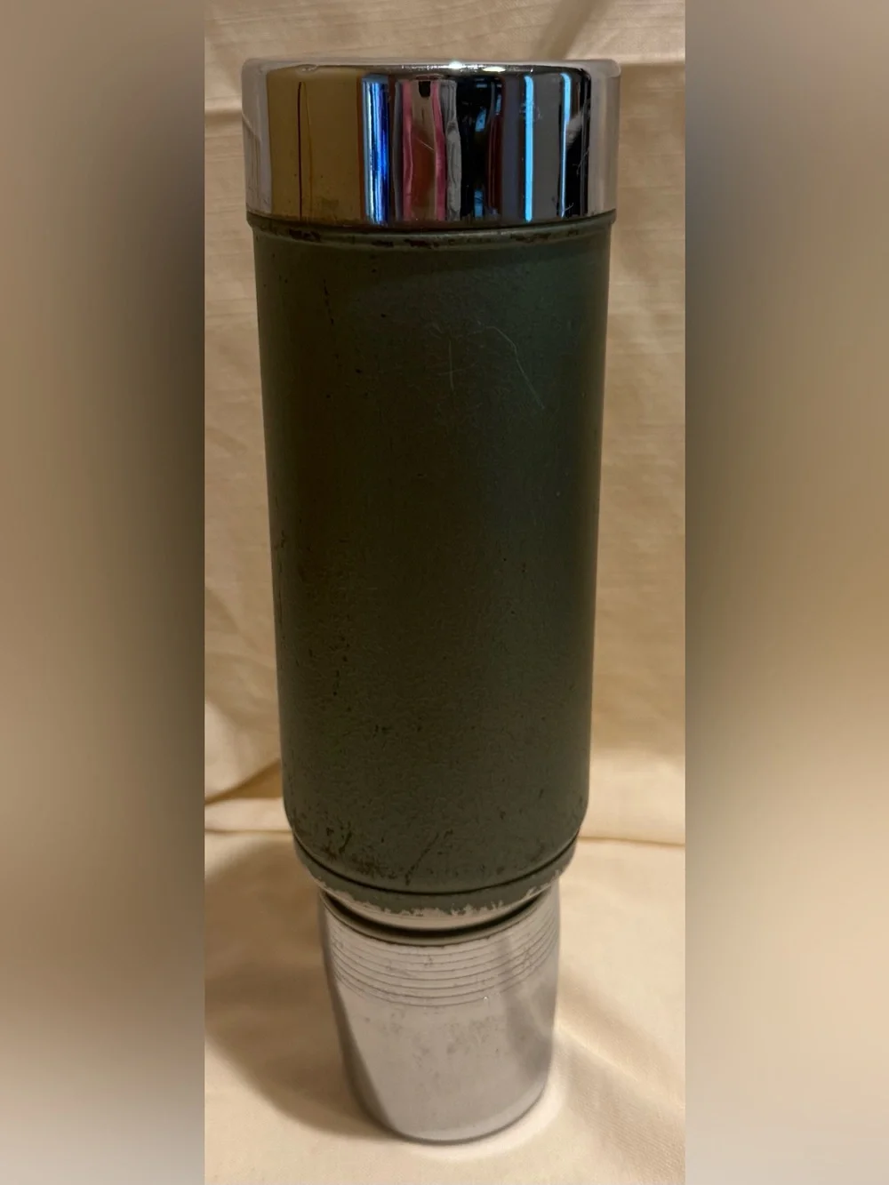 Vintage Stanley Thermos  Olive Green Stainless Steel “WILL NOT BREAK” - Picture 4 of 17